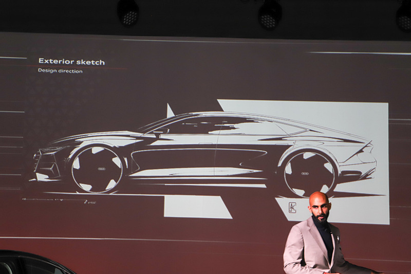 エクステリアデザインのスケッチ