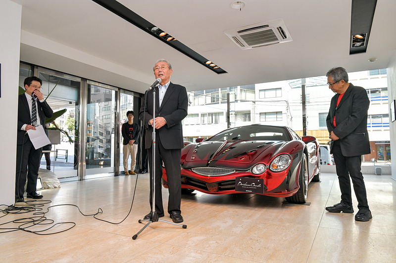 創業50年を振り返りながら苦労を語った