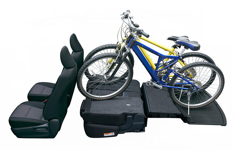 フラットラゲージモードのシートアレンジ