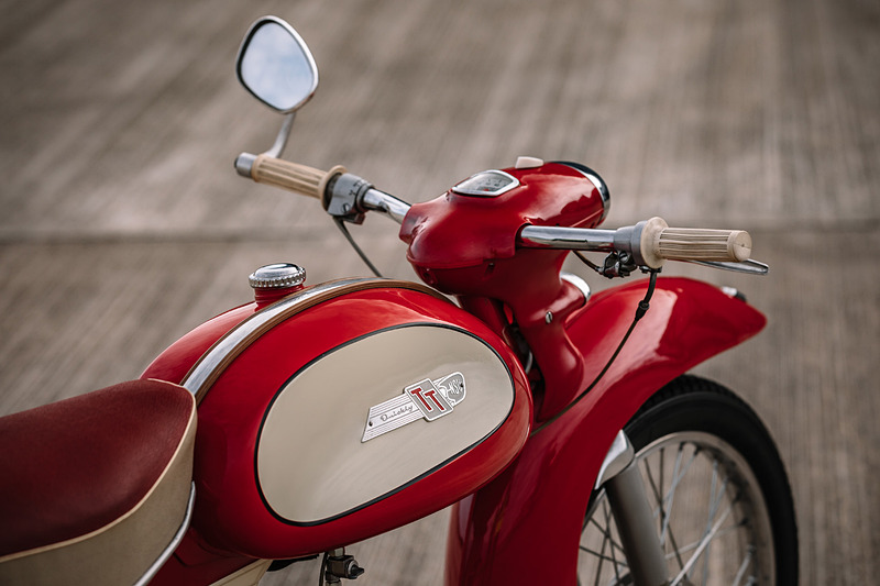 NSUのモーターサイクル「クイックリ― TT」