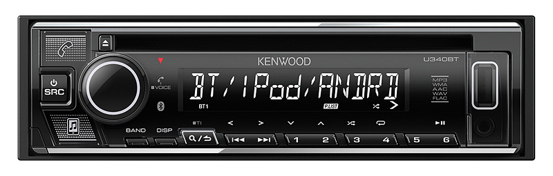 CD/USB/iPod/Bluetoothレシーバー「U340BT」