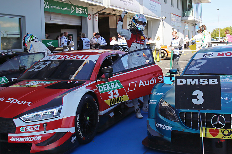 優勝したレネ・ラスト、2位ブルーノ・スペングラー、3位ガリー・パフェット