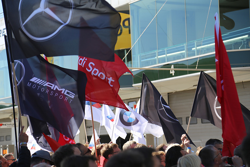 優勝したレネ・ラスト、2位ブルーノ・スペングラー、3位ガリー・パフェット