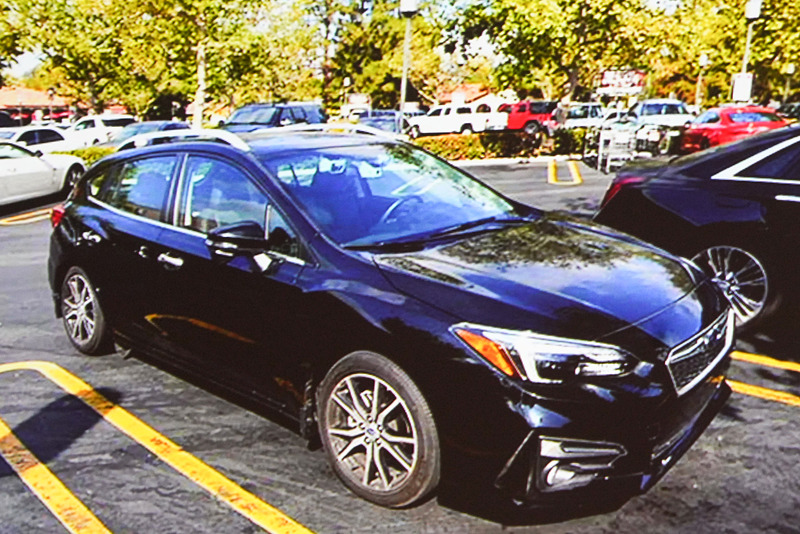 先行開発しているプロトタイプ車。インプレッサにマルチカメラ＋AIコンピュータ「NVIDIA DRIVE PX 2」を搭載