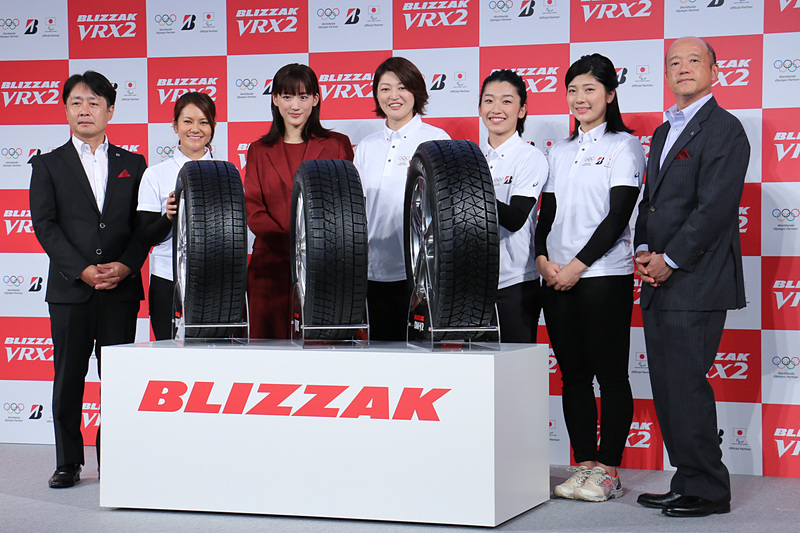 綾瀬はるかさん、宮里藍さん、スマイルジャパンが共演した「ブリザック 新CM」発表会