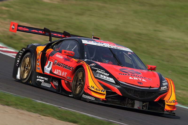 2位は8号車 ARTA NSX-GT（野尻智紀/伊沢拓也組）。NSX-GTの1-2フィニッシュとなった