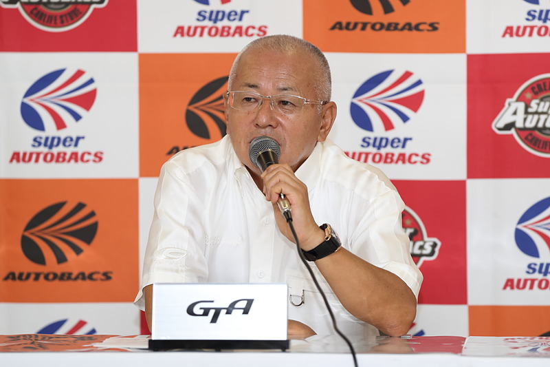 「SUPER GTはTNHとGTAで、日本の確固とした存在をモータースポーツに作り上げる」との理念を語る坂東氏