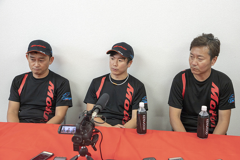 決勝後の会見には多くのメディアが詰めかけた