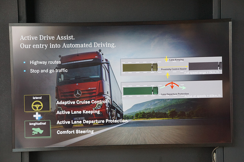 新型「Actros」のプレゼンテーション