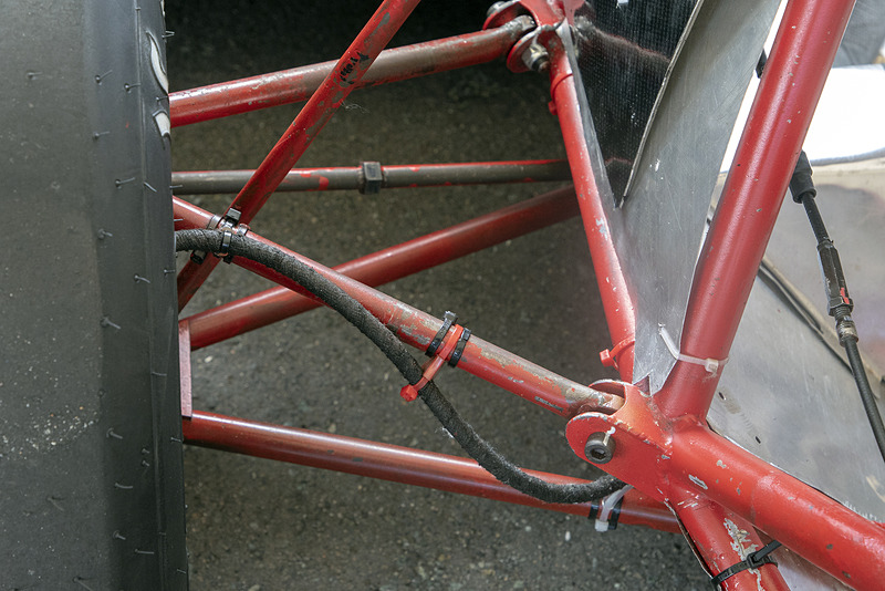 サスペンションやフレーム作りは2017年の段階で一定のレベルになったという。2018年はさらに進化した仕様で大会に臨んだ