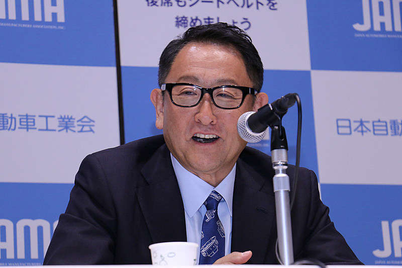 日本自動車工業会 会長の豊田章男氏