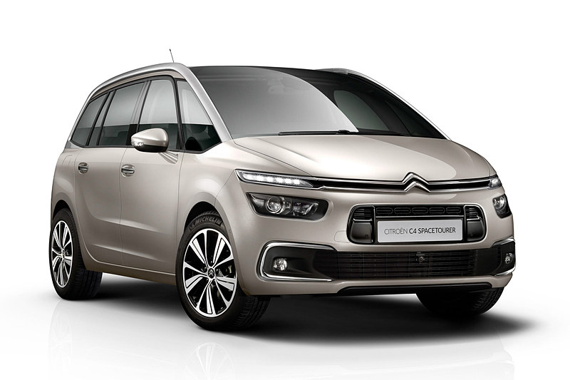 グランド C4 スペースツアラー。ボディカラーは写真の「サーブル」など5種類をラインアップ