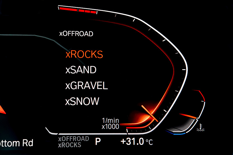 新型X5のコクピットでは、12.3インチの高解像度メーターパネルと、同じく12.3インチの大画面コントロール・ディスプレイを採用