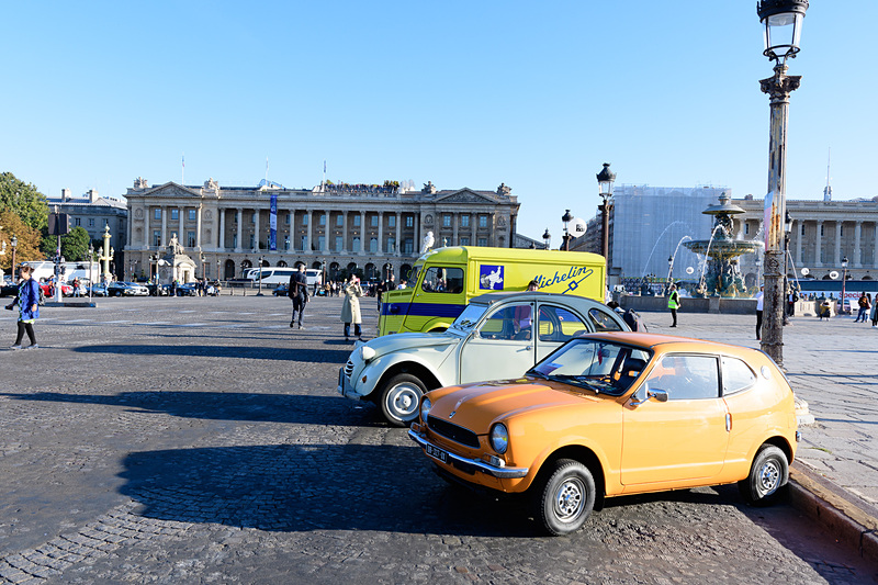 日本車があるとなんとなくうれしい。写真はホンダ Z