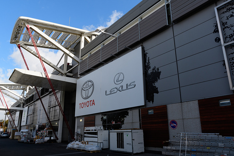 トヨタやレクサスの展示館である4号館