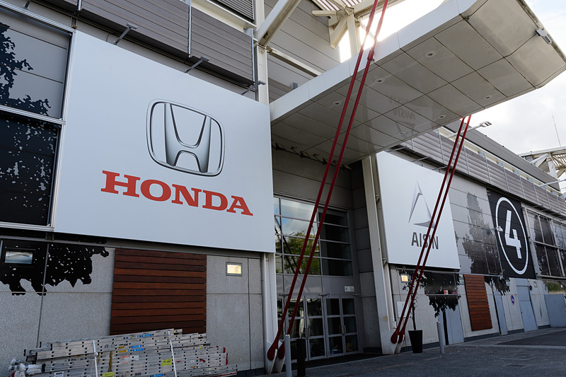 ホンダやアイシン精機の展示も4号館で行なわれる