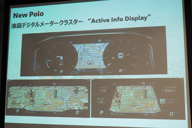 デジタルメータークラスター「Active Info Display」