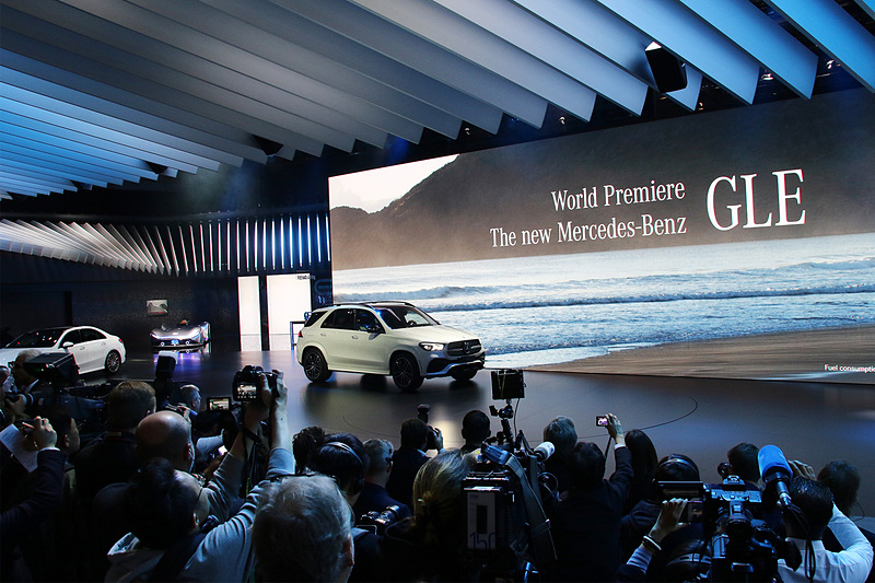 新型「GLE」のプレゼンテーション
