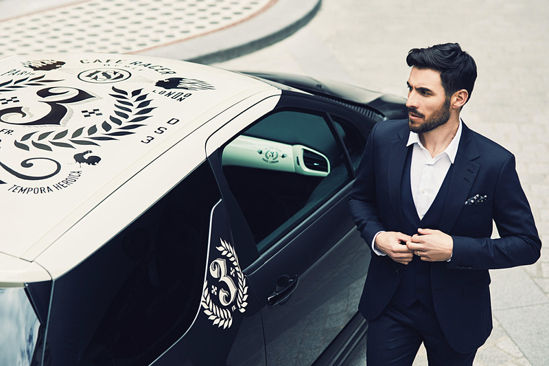 DS 3の3や月桂冠などをデザインに取り入れたスペシャルグラフィックで「カフェレーサースタイル」にカスタマイズ