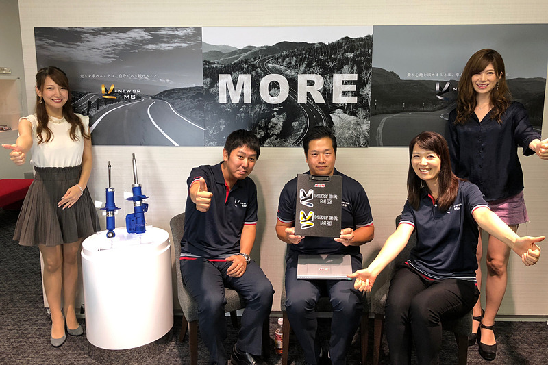 新製品の開発エピソードを聞かせてくれた、KYBの柴田さんと古田さん。インタビューの模様は、KYB公式Webサイトで近日公開予定です