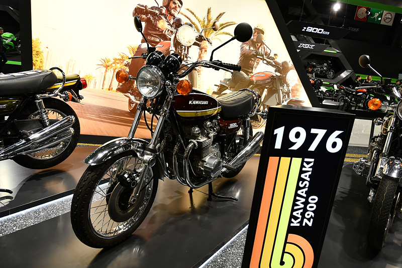 初代Z900のシリーズを展示