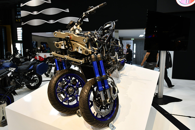 一番目立つ展示だったのが、カウルレスにしたLMW「NIKEN」