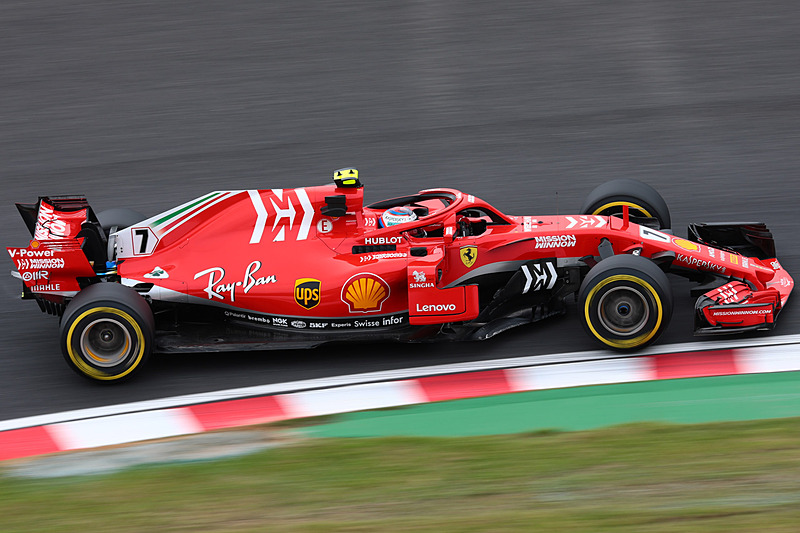 FP1の4位はキミ・ライコネン選手（7号車 フェラーリ）