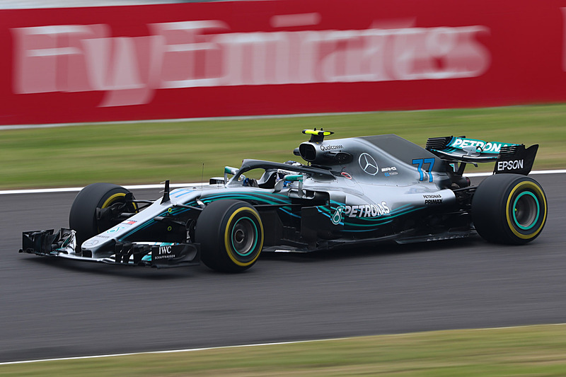 FP1、FP2で共に2位となったバルテリ・ボッタス選手（77号車 メルセデス）