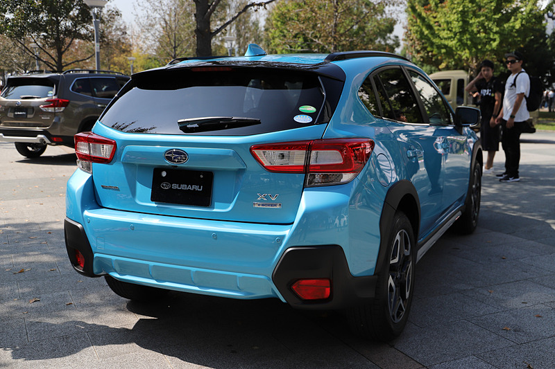 XV Advanceは、センタープロムナード会場のお台場第2特設会場（NOP区画）側で行なわれている「セーフティ＆エコ展示」で見ることができる