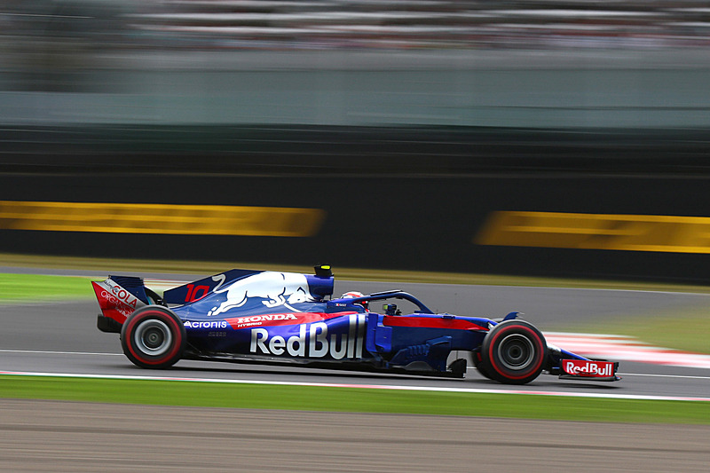 予選7位のピエール・ガスリー選手（10号車 スクーデリア・トロロッソ・ホンダ）