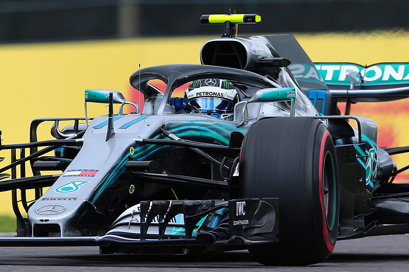 予選2位となったバルテリ・ボッタス選手（77号車 メルセデス）