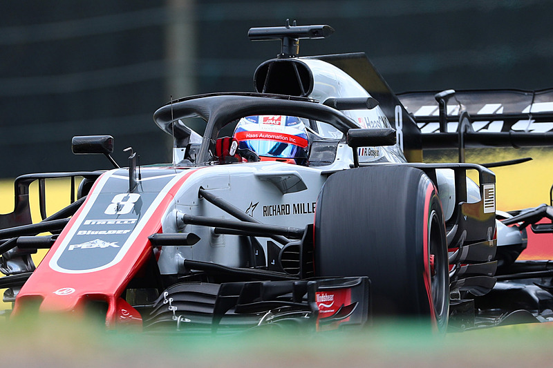 予選5位となったロマン・グロージャン選手（8号車 ハース・フェラーリ）