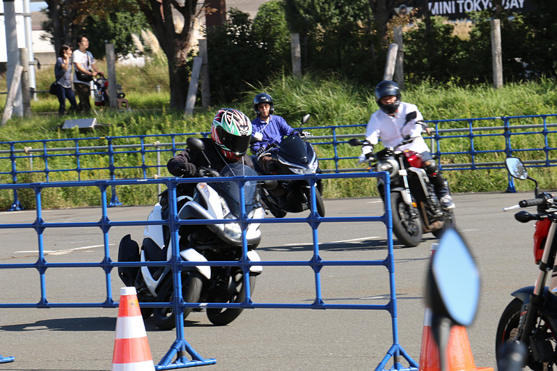 最新2輪車試乗体験では、ヤマハ発動機のマルチホイールコミューター「トリシティ」も試乗車としてラインアップ