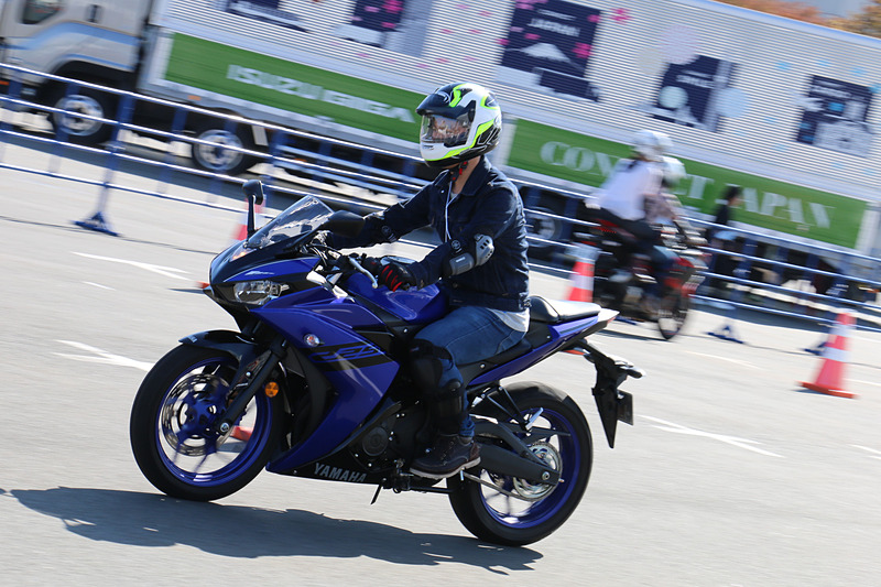 最新2輪車試乗体験では、ヤマハ発動機のマルチホイールコミューター「トリシティ」も試乗車としてラインアップ