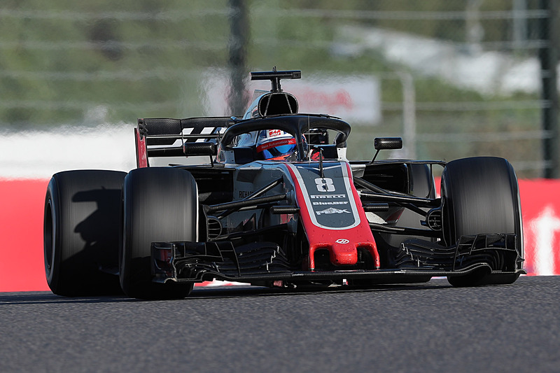 ハースのロマン・グロージャン選手は8位に