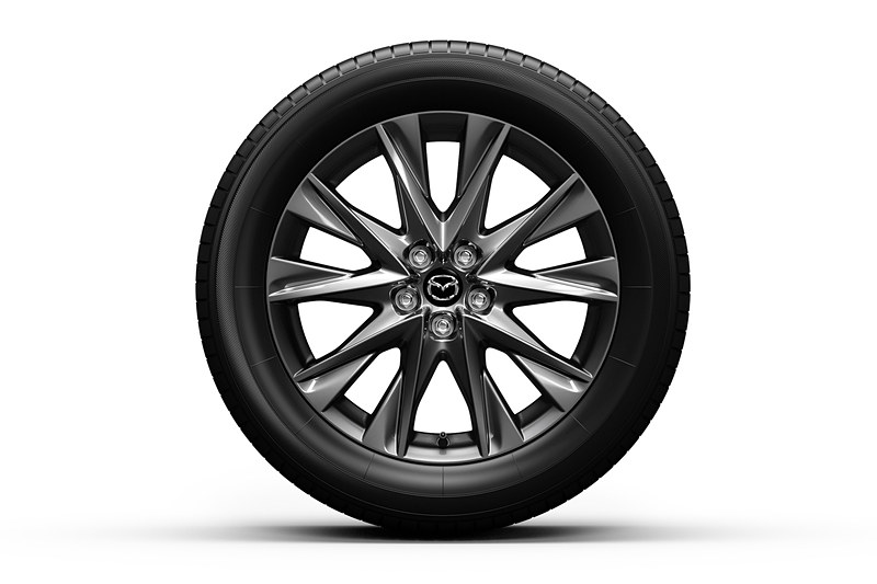 「20S PROACTIVE」「25S PROACTIVE」「25S L Package」「25T L Package」「XD PROACTIVE」「XD L Package」で標準装着する19インチアルミホイール（ガンメタリック塗装）