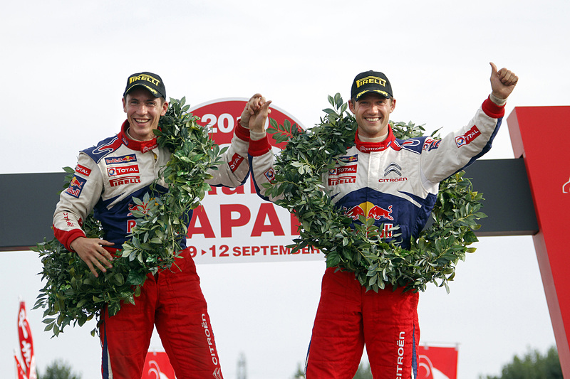 セバスチャン・オジエ（右）/ジュリアン・イングラシア（左）組が2019年のWRCでシトロエン・レーシングに復帰