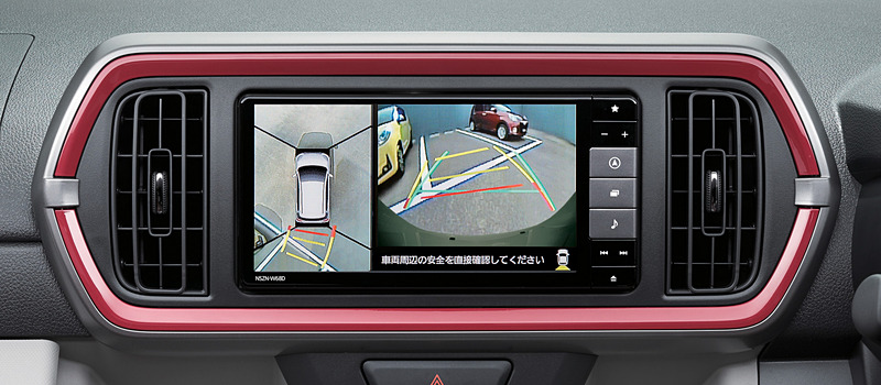 パノラマモニター対応純正ナビ装着用アップグレードパック（ナビ装着イメージ）