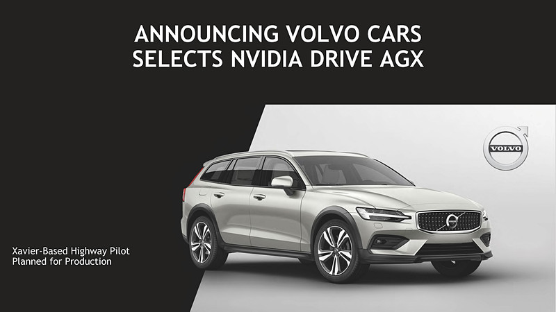 ボルボ、NVIDIA DRIVE AGX Xavierを使った次世代レベル2高速道路運転支援システムを2020年初頭より量産車に採用する