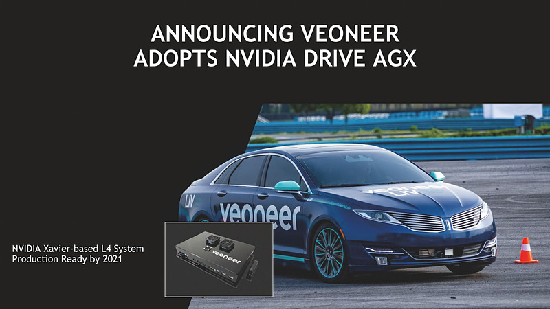 VeoneerもXavierをベースとしたシステムでレベル4自動運転を構築