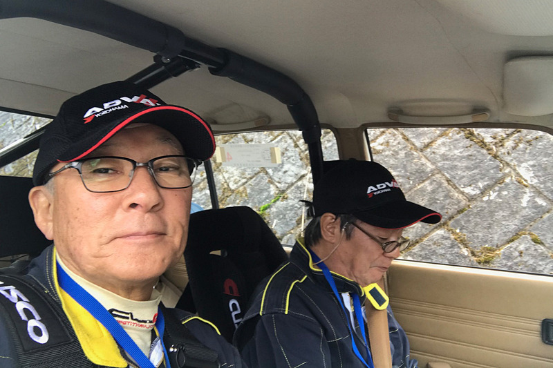 ナビゲーション役の田口次郎とは長いコンビを組む