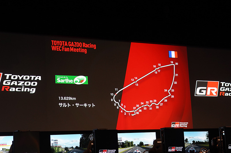 第2レースのレギュレーション。会場はサルト・サーキットでマシンはTOYOTA TS050 HYBRID