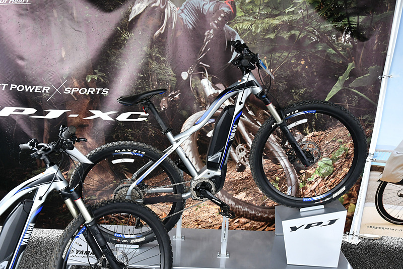 ヤマハ発動機の最新のeバイク。MTBタイプで試乗会でも人気だった