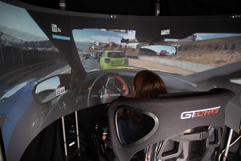 180度の視界が広がるマイルストーン＆ユニットコムのForza Motorsport 7展示