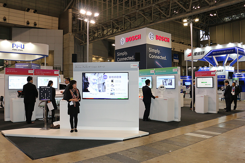 国際展示場 ホール2にあるボッシュブース