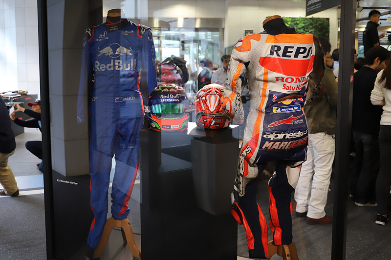 会場にはMotoGPにまつわるさまざまな展示が行なわれていた