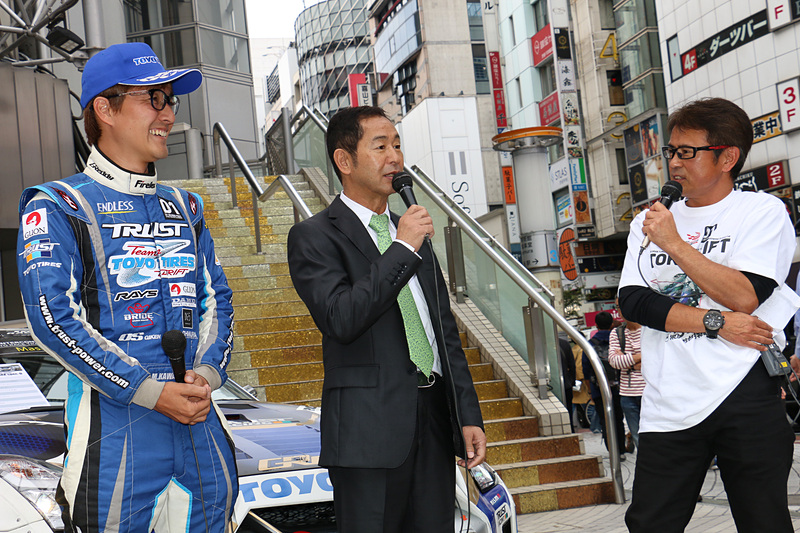 土屋氏は11月に行なわれるFIA IDCの第2回大会について、コースがテクニカルなので、マシンのパワーよりも選手の腕が問われるコース設定になっていると紹介