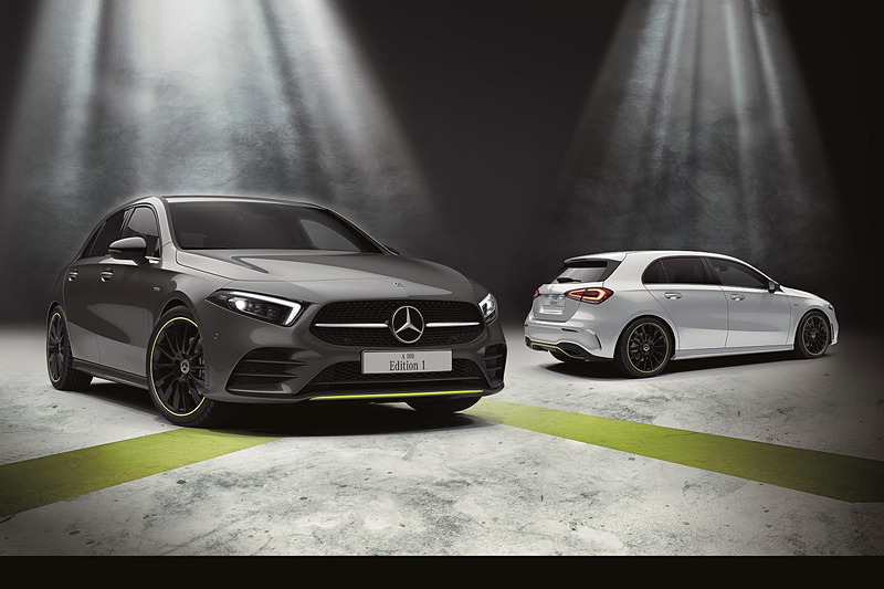 新型「Aクラス」の発表を記念した500台特別仕様車「A 180 Edition1」
