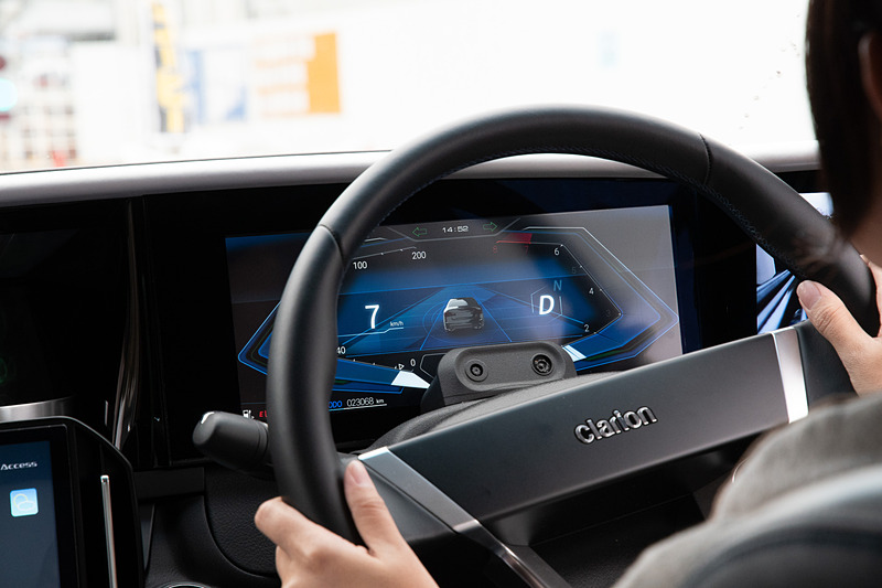 メーター表示も先進的なイメージ