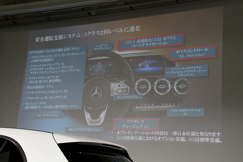 安全運転支援システムはSクラスと同レベルに